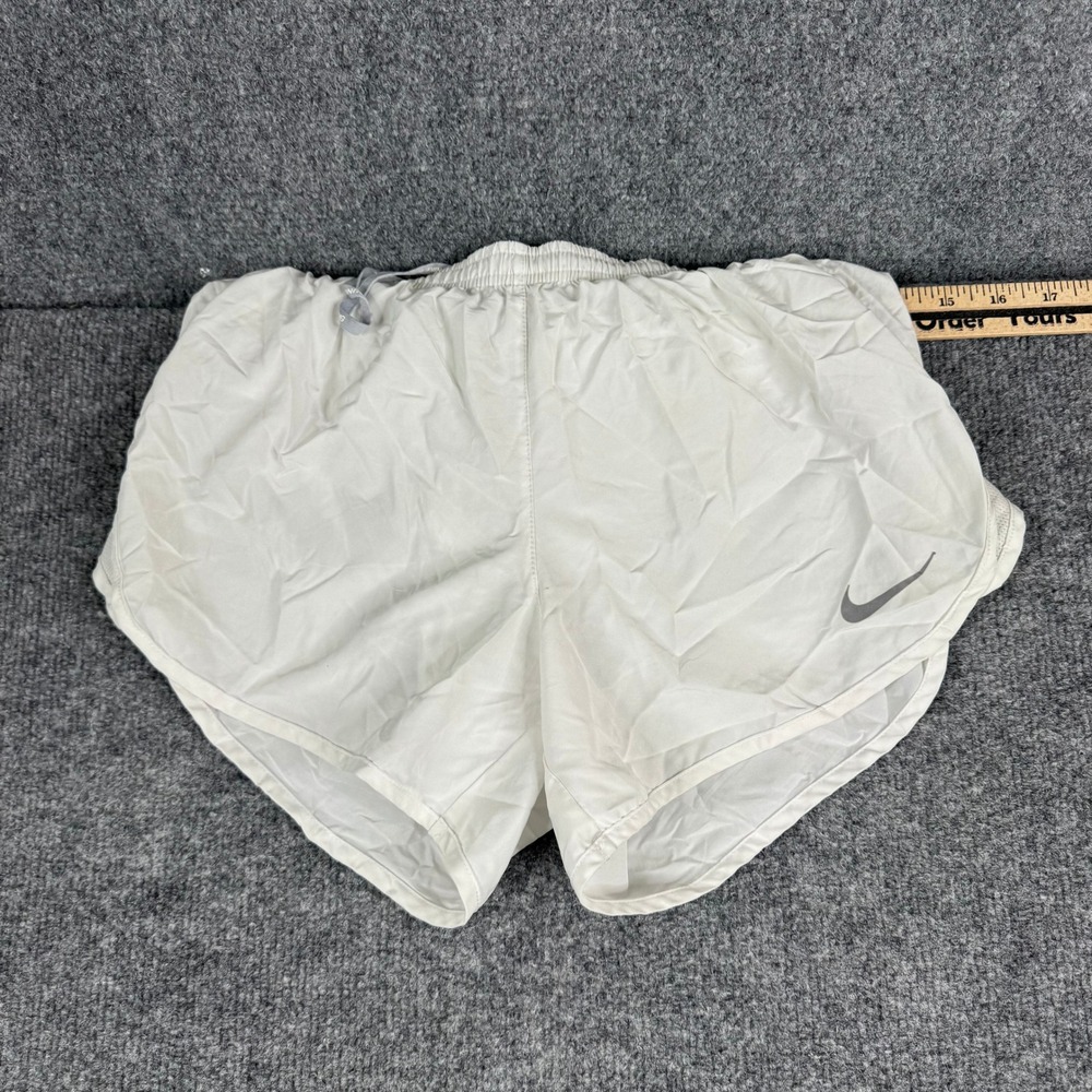 Nike Shorts Mens Size S White Dri-Fit Running Athletic Lightweight Breathable